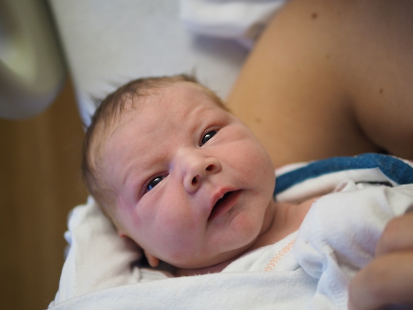 <b>Declan James</b> Liss. Born early yesterday morning. He weighed in at 8 pounds, ... - declan