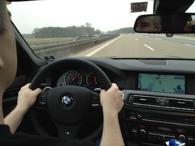 140 MPH on the Autobahn.
