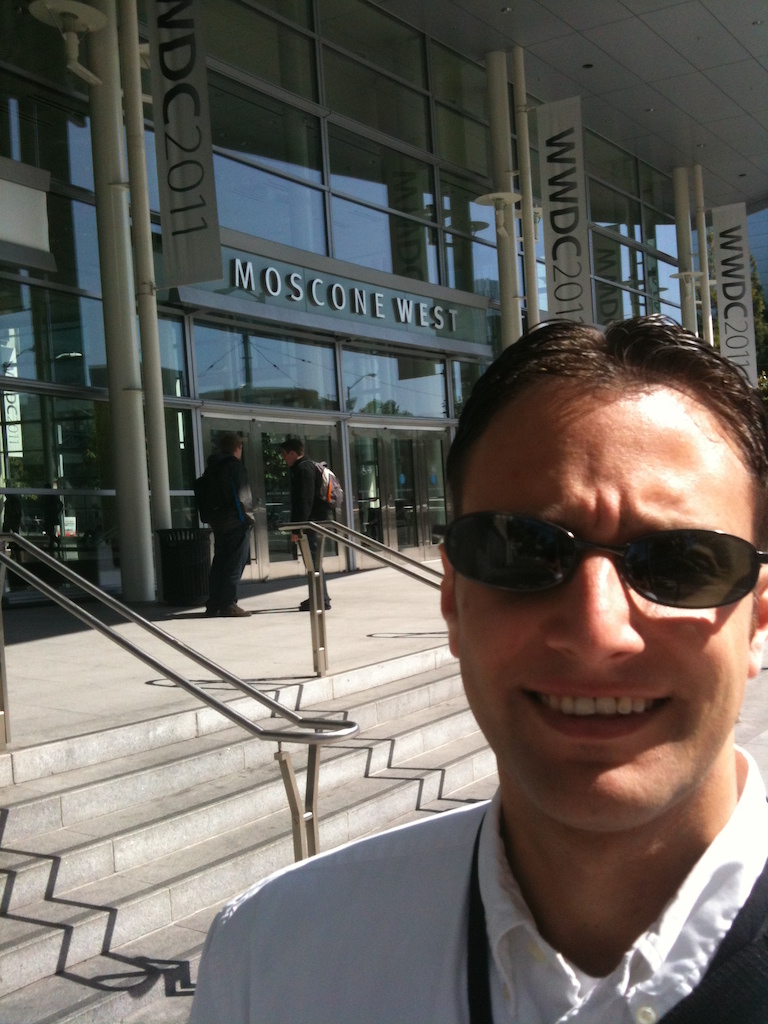 Me at WWDC, 2011