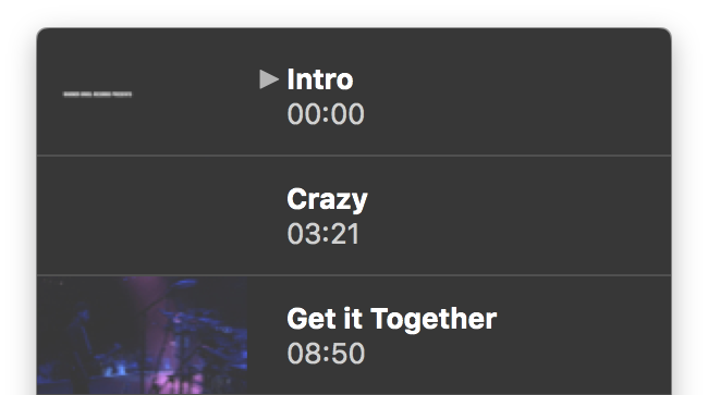 Intro, Crazy, Get it Together