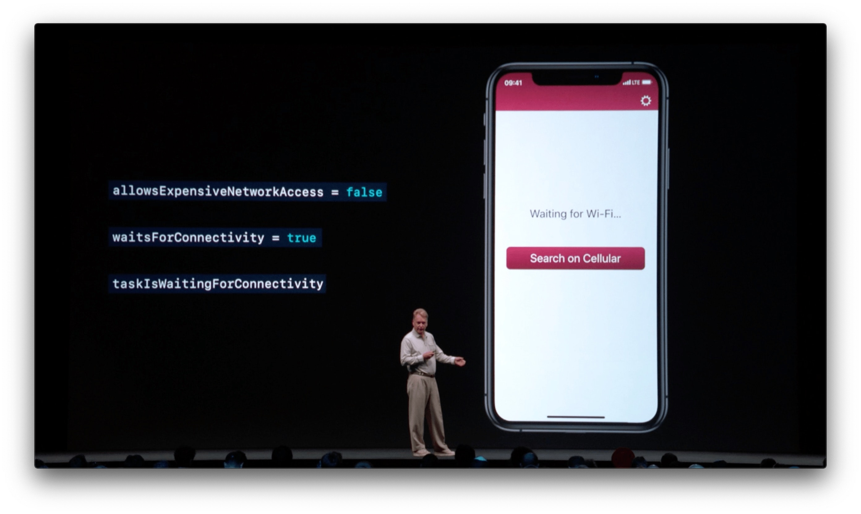 A knockoff of Vignette on a WWDC slide